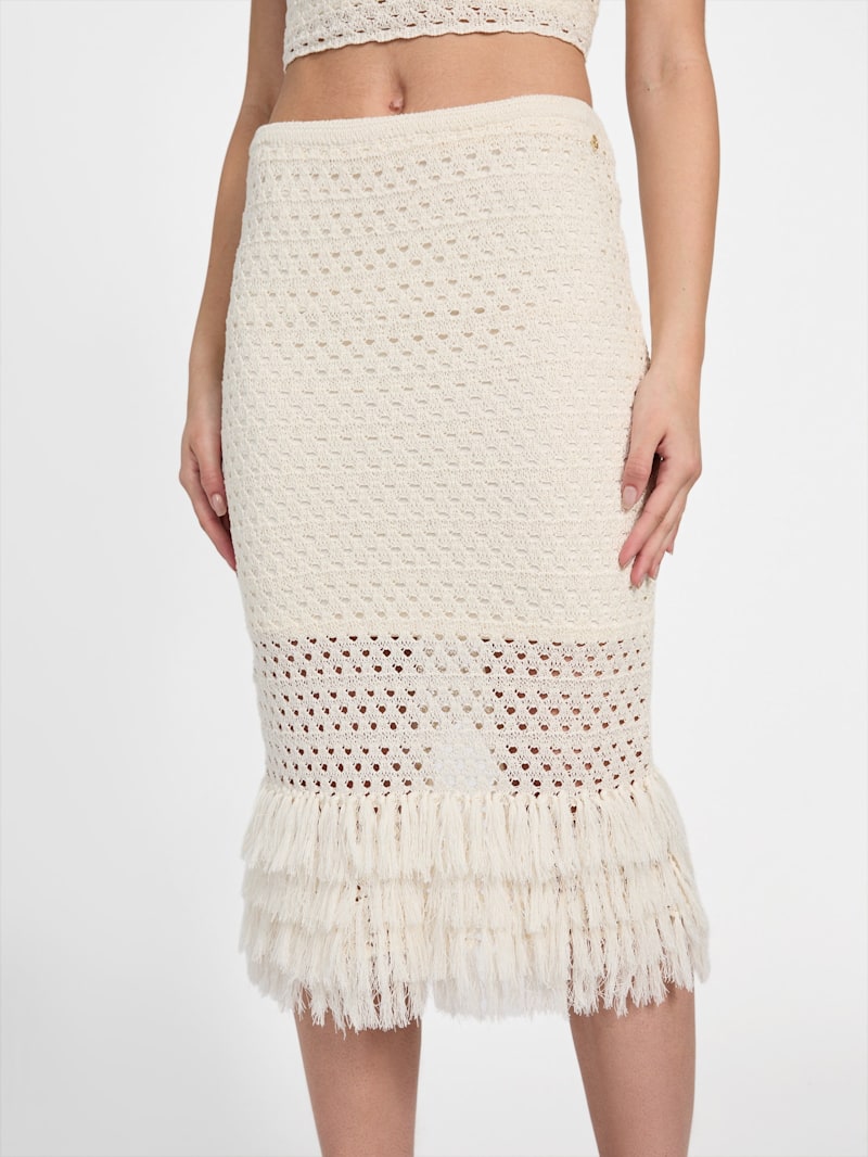 ★EXPIRED GIRL★ Epi skirt white EGSK4B001WT0 Designer fashion, Seoul-fully created | W Concept