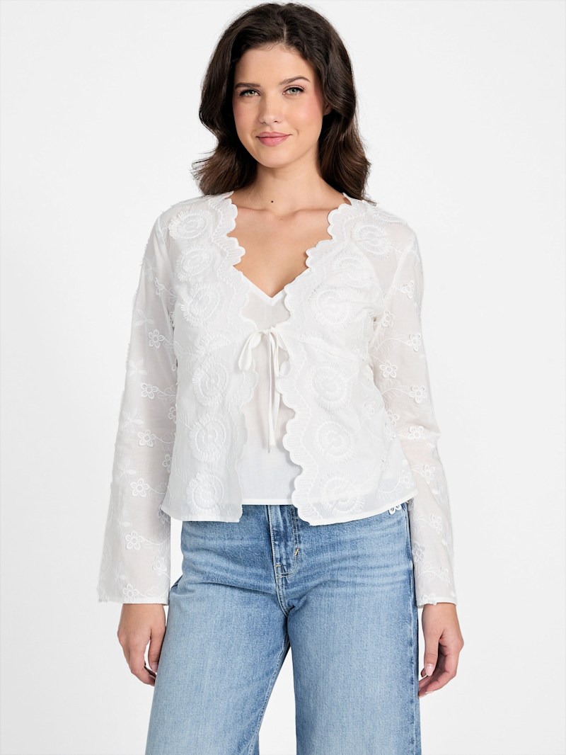 Aida Embroidered Top | GUESS