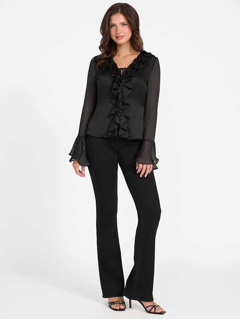 Sana Ruffle Top | GUESS