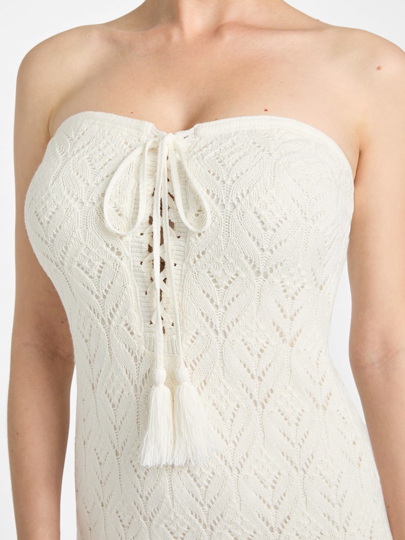 ELISABETTA FRANCHI ☆ ワンショルダーニットシースドレス Willa Bandage Dress | GUESS