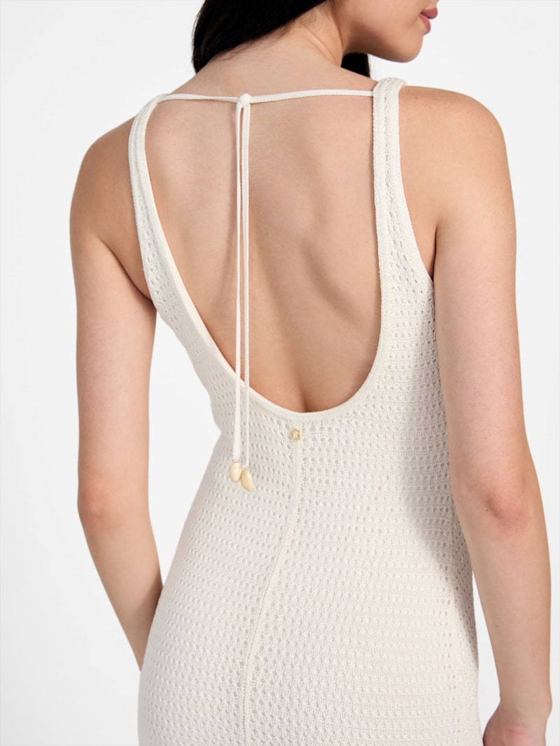 ワンピース SPORTMAX Woman Dress White 2512621103600 001 Verdes Crochet Maxi Dress | GUESS