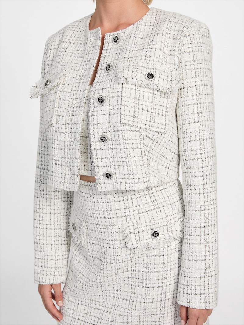[ペインオアプレジャー] LUCY TWEED JACKET - white☆送料込☆ LUCY TWEED JACKET white - PAIN OR PLEASURE | 60% - Asian