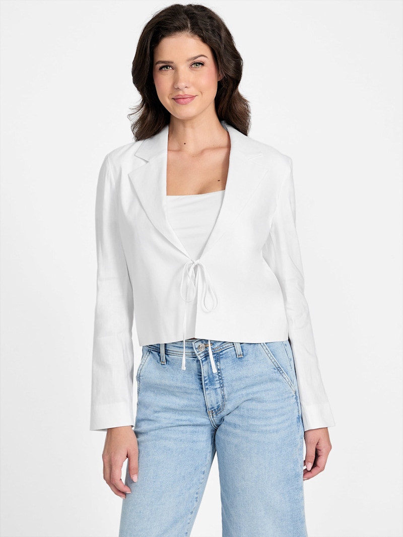 Eco Linden Crop Blazer | GUESS
