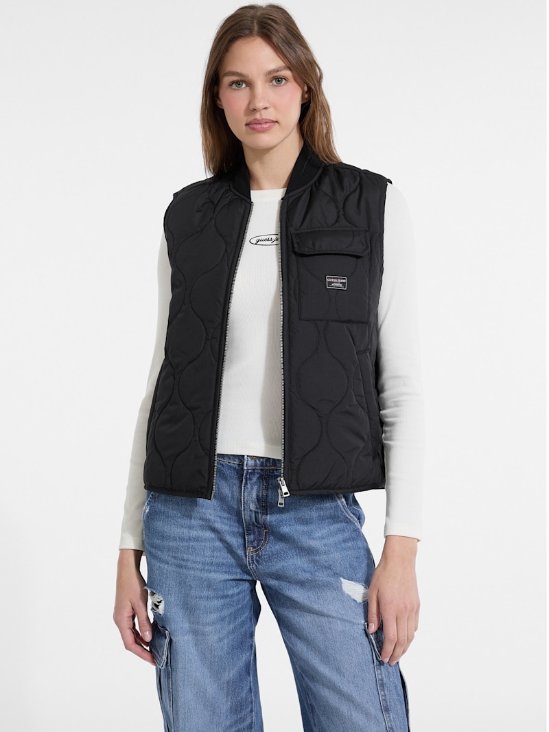 Quilted Puffer Vest | GUESS Jeans