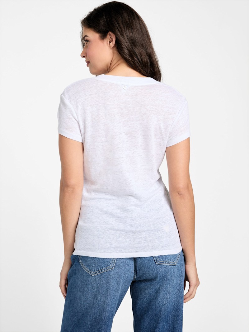 Eco Lindsey Linen Top | GUESS