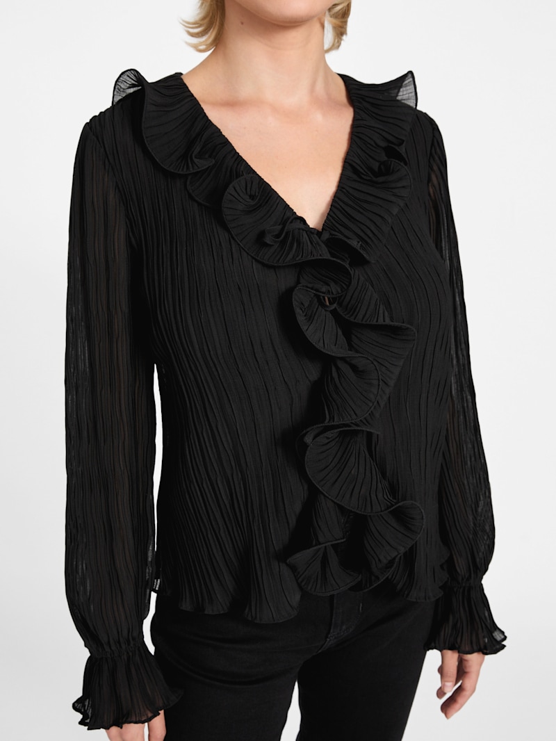 Eco Faye Chiffon Top | GUESS