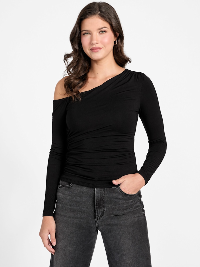 Eco Kassadee Shirred Top | GUESS Canada