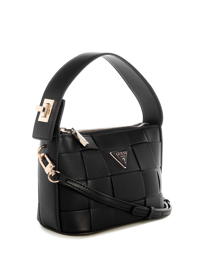 【GUESS ゲス】MAYLEE 格子ミニホボバック Maylee Woven Mini Hobo Bag | GUESS