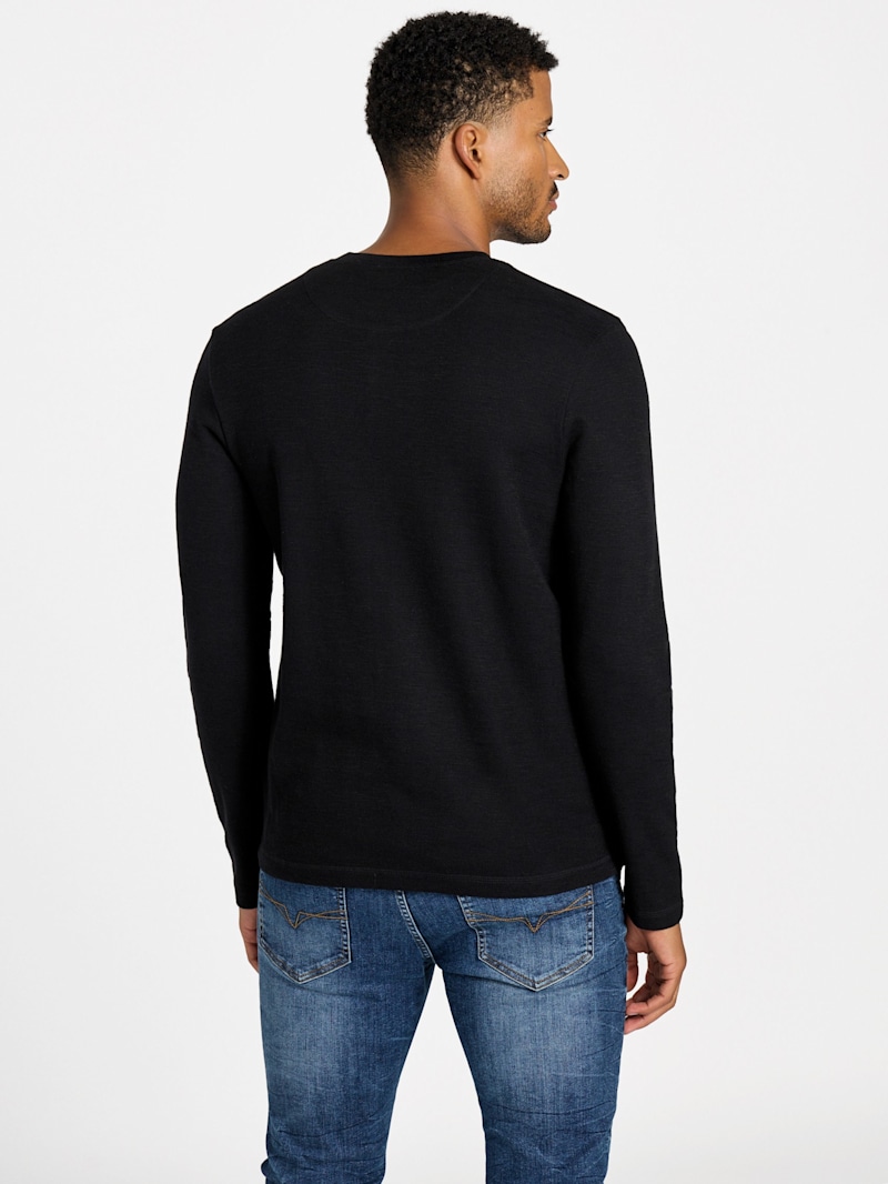 Dunston Henley Tee | GUESS Factory