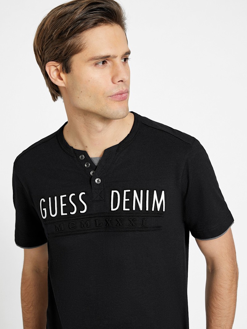 k-two studios　patch henley　T-shirt K-Two Studios × No Faith Studios × Rick Owens ktwo patch henley