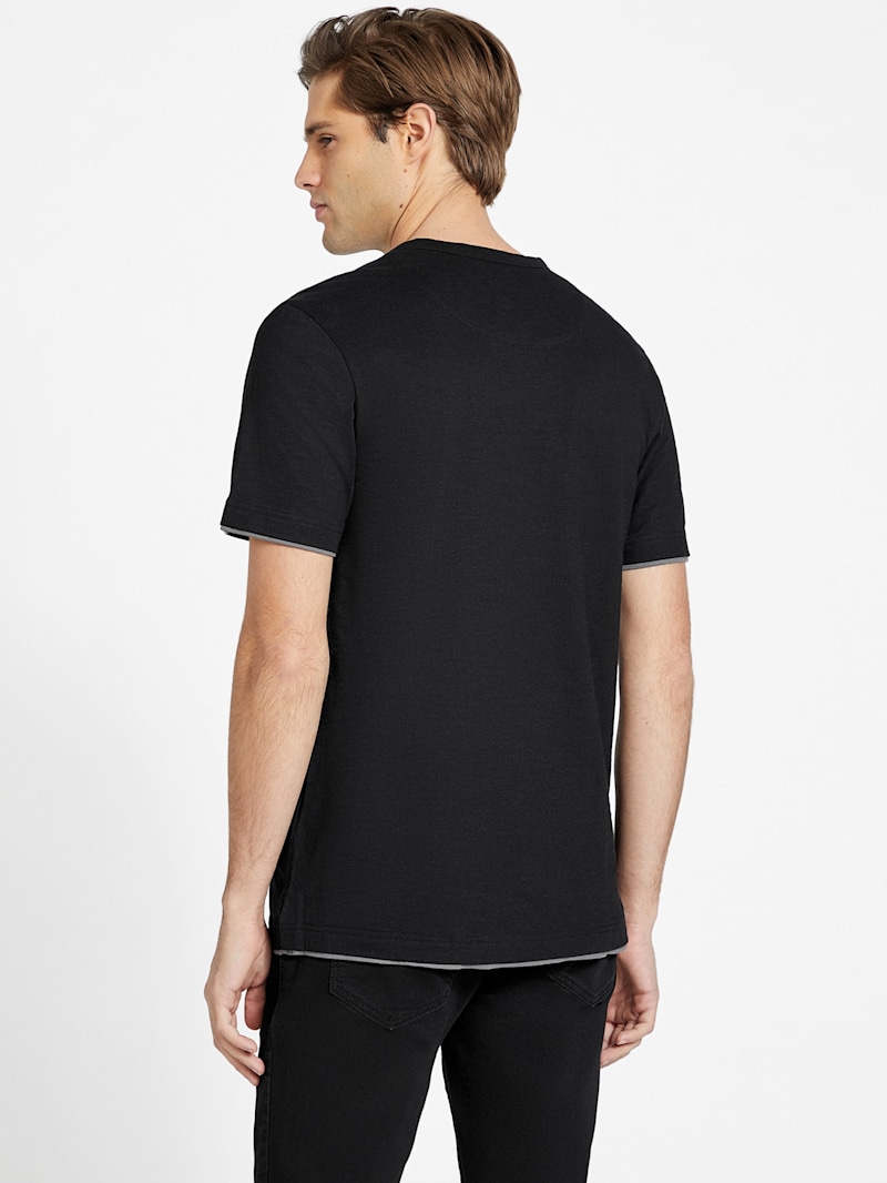 Edgar Henley Logo Tee | GUESS Factory