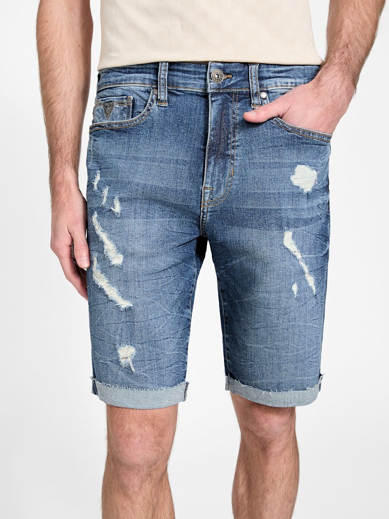 Eaphi デニム short WAVE DESIGN HIGH WAIST DENIM