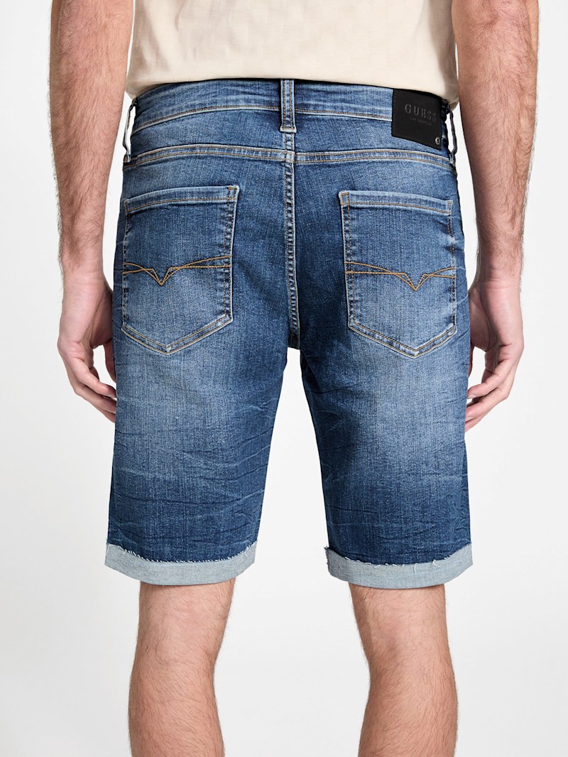 Eaphi デニム short WAVE DESIGN HIGH WAIST DENIM