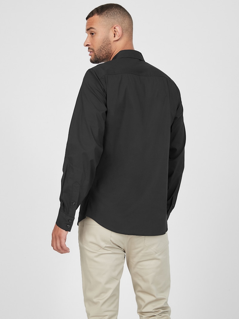 Damon Poplin Shirt | GUESS Factory