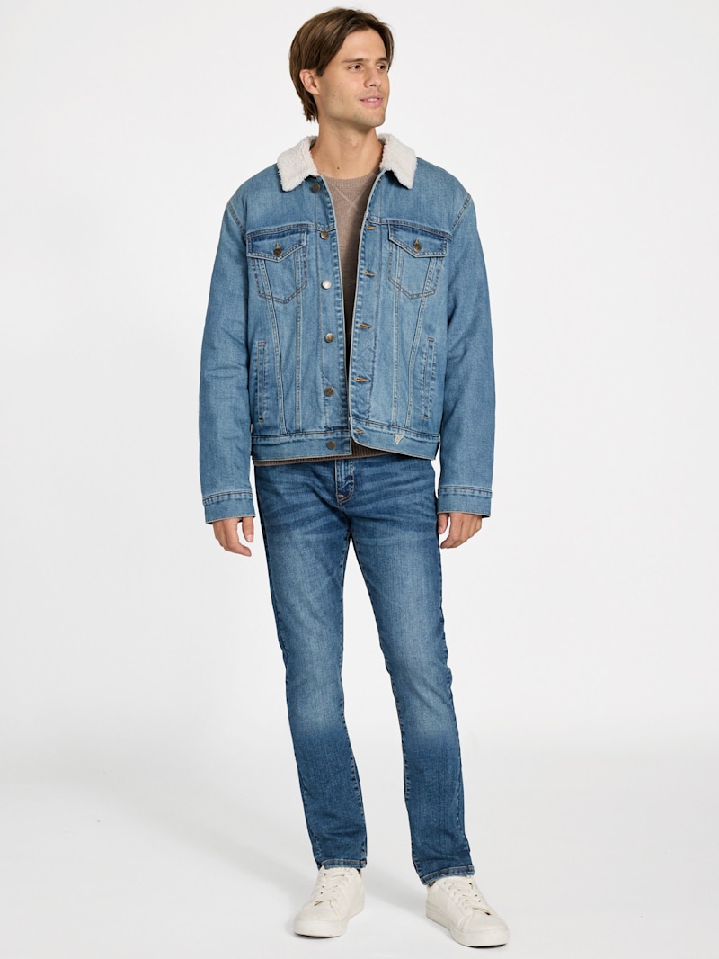 Braun Sherpa Jacket | GUESS Factory