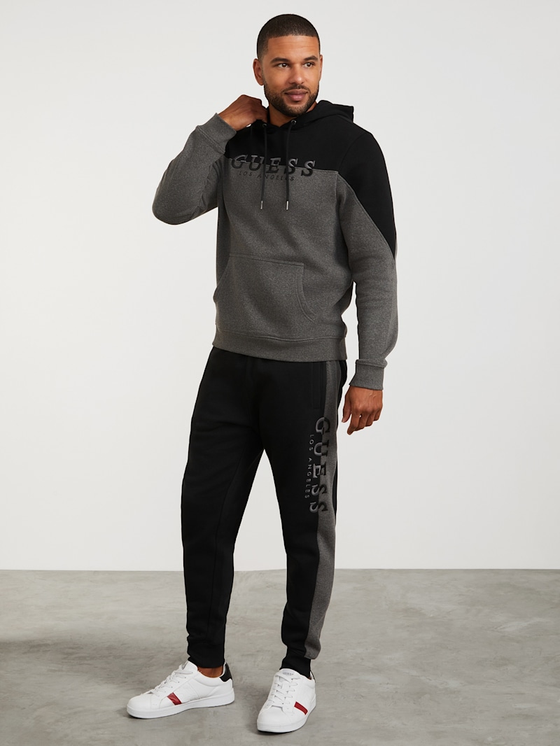 BRIEFING 黒 MS WARM 3D LOGO JOGGER PANTS New Women's Spyder Black Core Jogger MSP$49.50