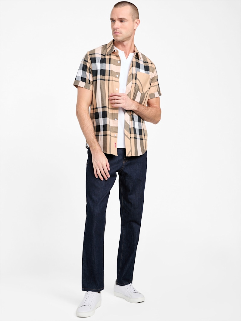 Hertz Plaid Pocket Shirt | GUESS Factory