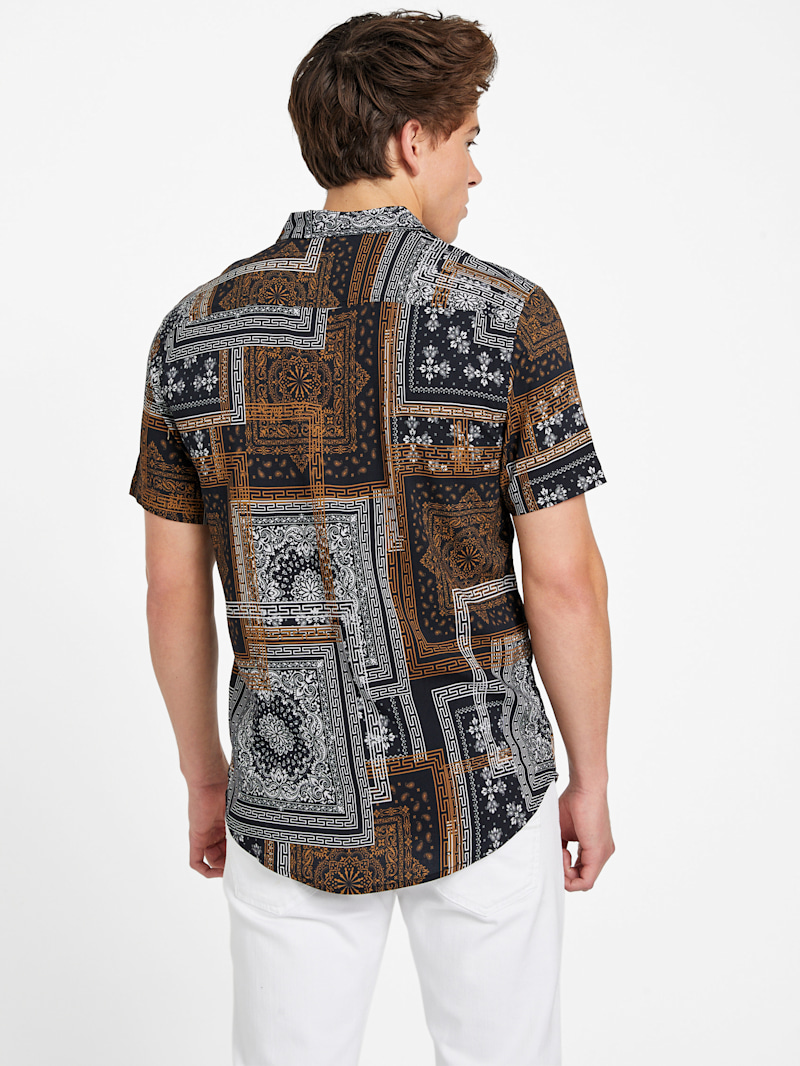 小物 AT LAST BANDANA Timo Bandana Shirt | GUESS Factory