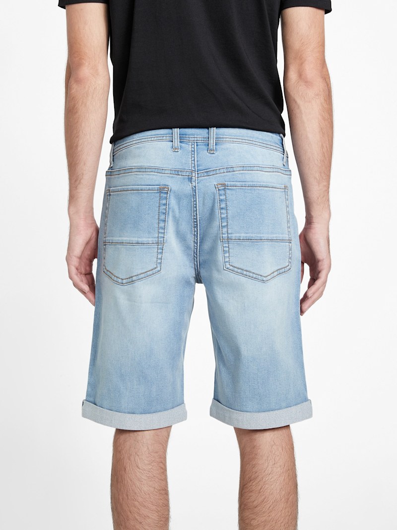 Eco Tyler Drawstring Denim Shorts | GUESS Factory