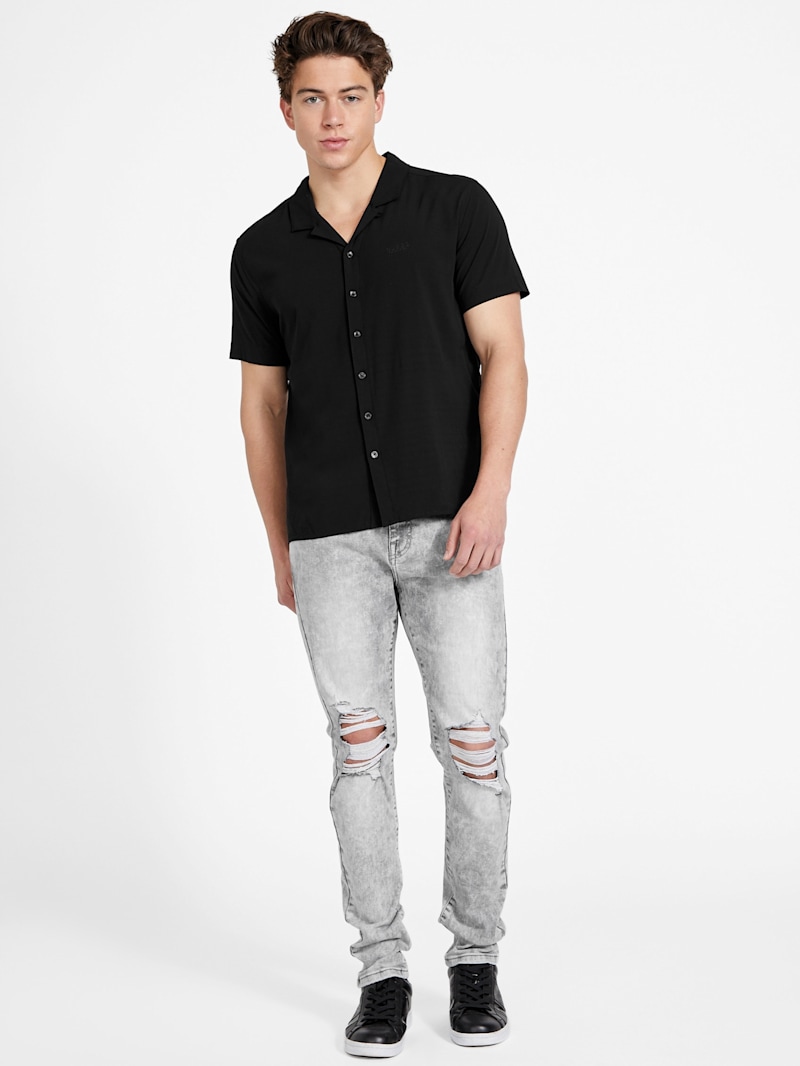 G/FORE メンズシャツブラックsizeL Kent Regular-Fit Shirt