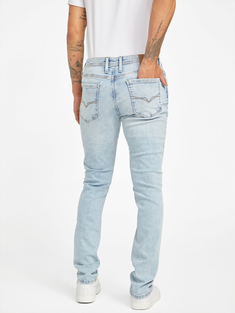 Justin Zaid Destroyed Skinny Jeans | GUESS Factory Ca