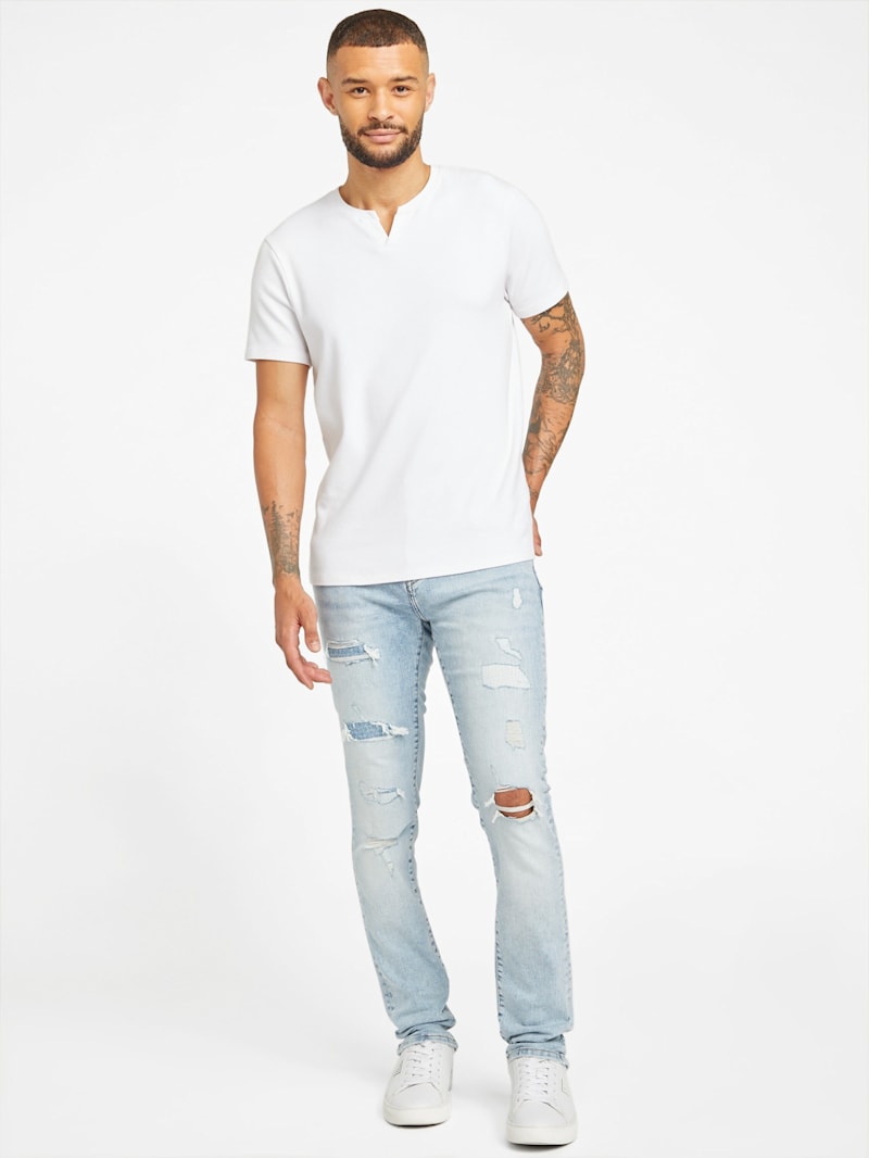 Zaid Destroyed Skinny Jeans | GUESS Factory Ca
