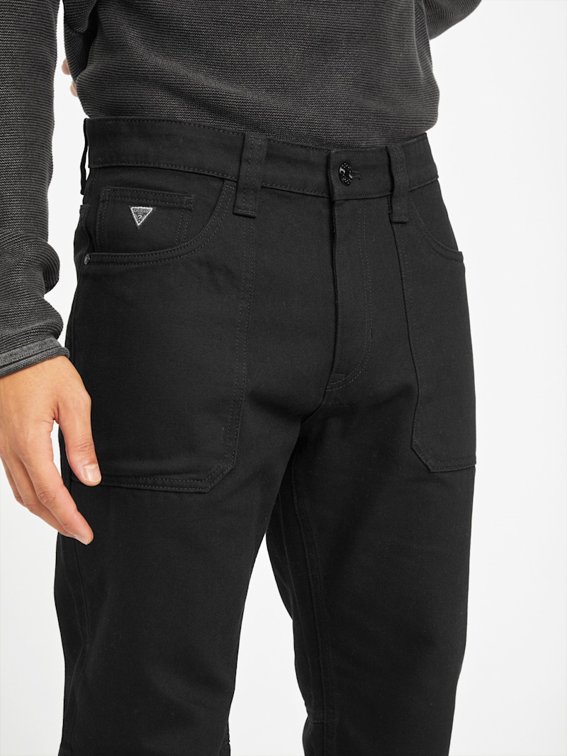 Rockford Men's Straight Fit Jeans - RJ320 Black Denim, Comfort Fit, Waist 32 - View #5