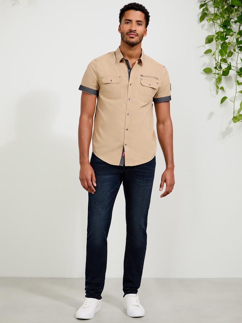 Eddie Short-Sleeve Shirt | GUESS Factory