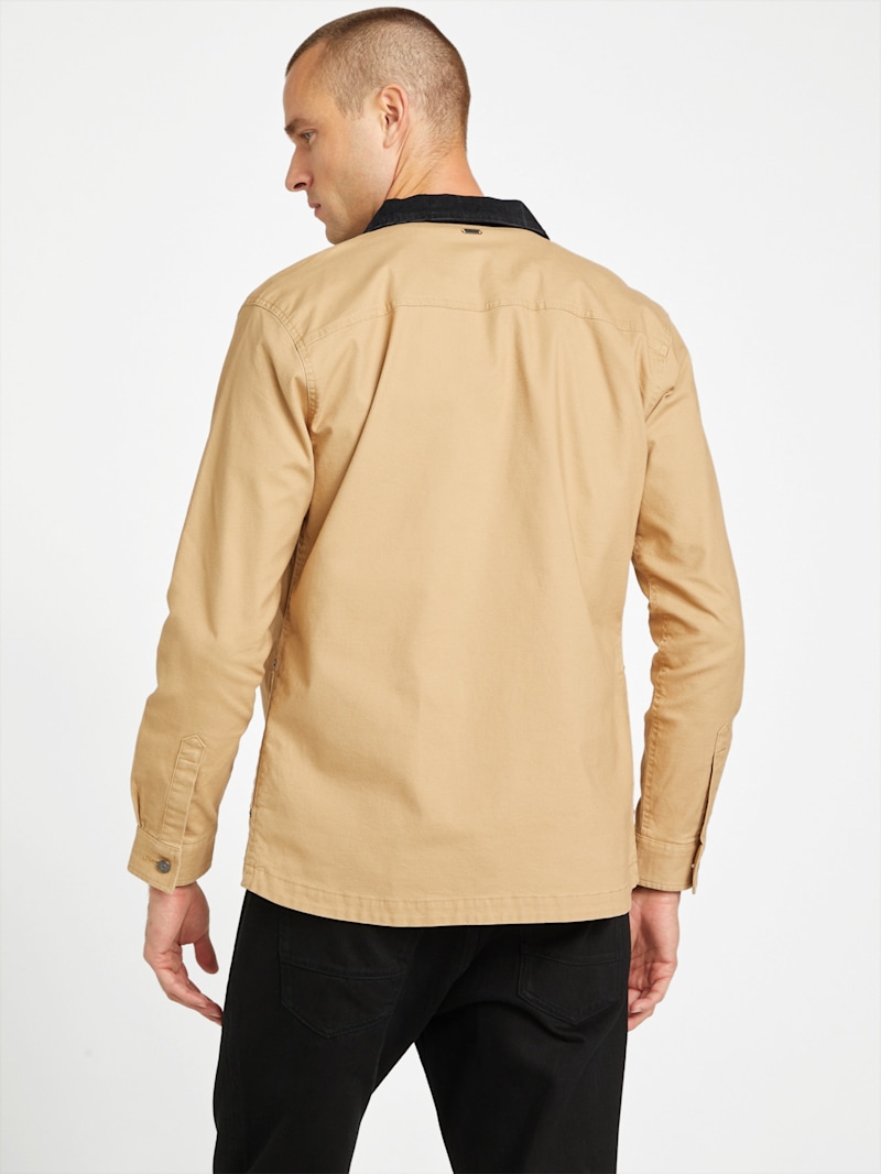 Marrow Zip-Up Shirt | GUESS Factory