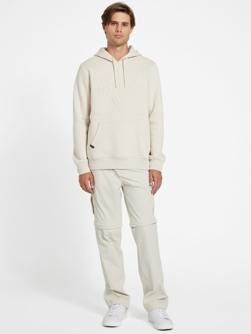 8YARDS Women&#39;s RIBSEPA-PULLOVER 2G ベージュM ZESICA Women's Fall 2025 Casual Long Sleeve Crew Neck Side