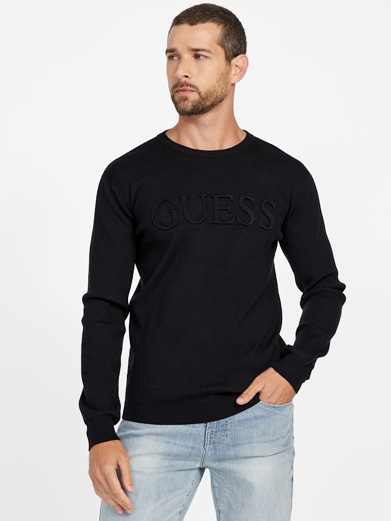 くぅ❄︎ Astero Logo Sweater | GUESS Factory Ca