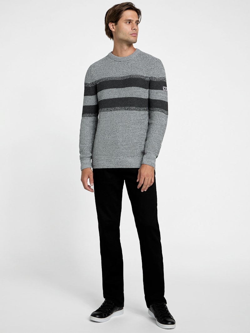 Gabriel Striped Sweater | GUESS Factory