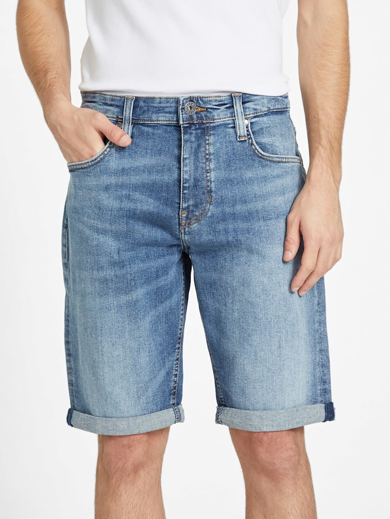 Eco Trent Rolled Shorts | GUESS Factory Ca