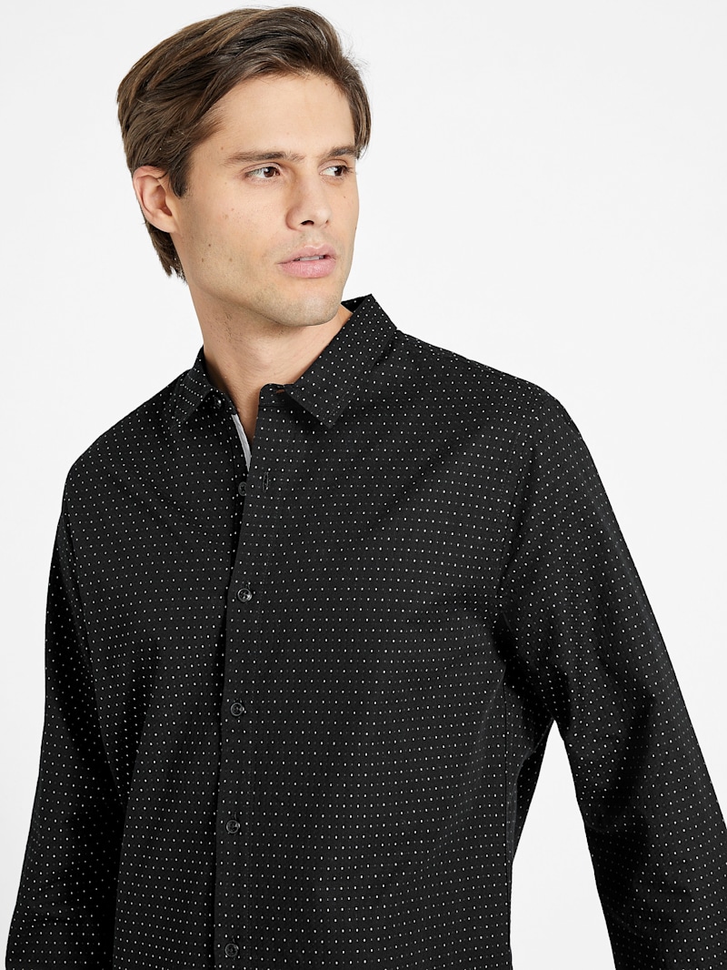 メンズウェア 3143 8g shoot LOGO PRINT MOCK NECK SHIRT 3143 8g shoot LOGO PRINT MOCK NECK SHIRT
