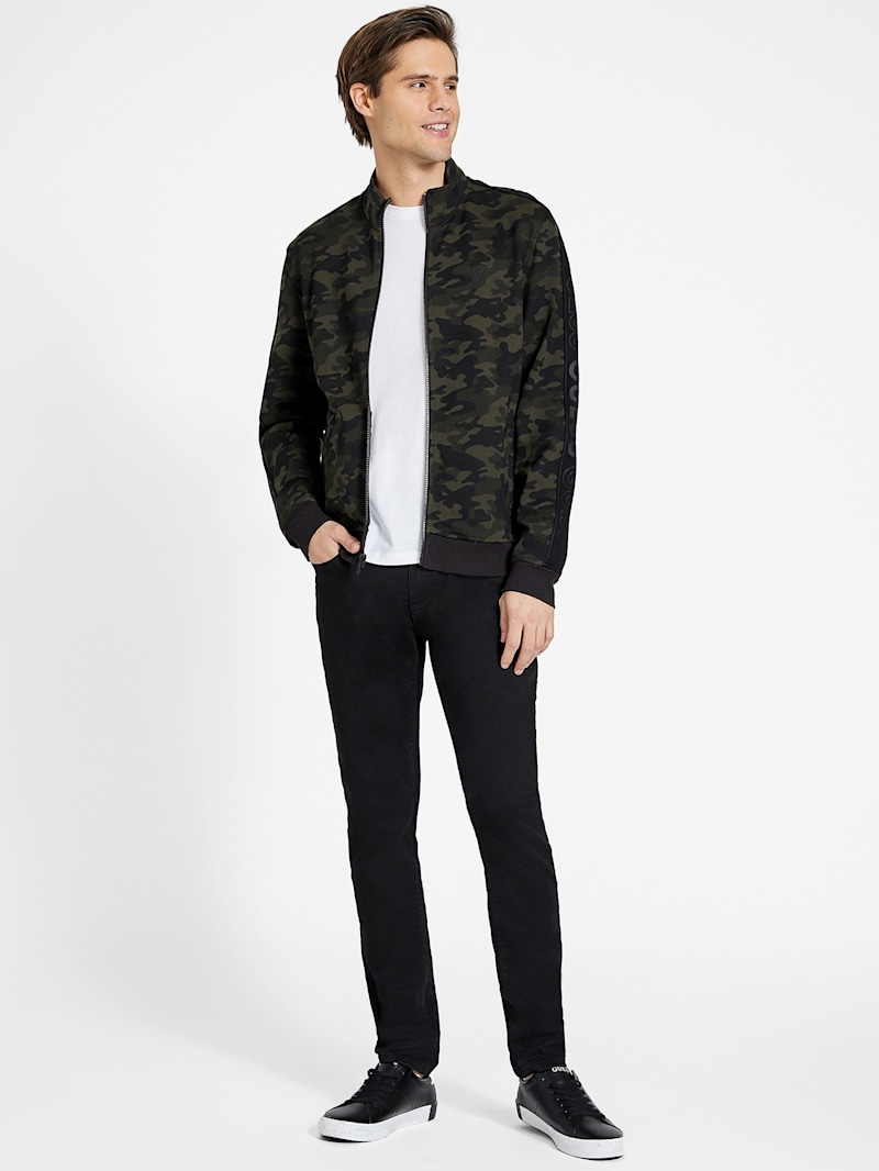 Don Camo Flight Jacket | GUESS Factory