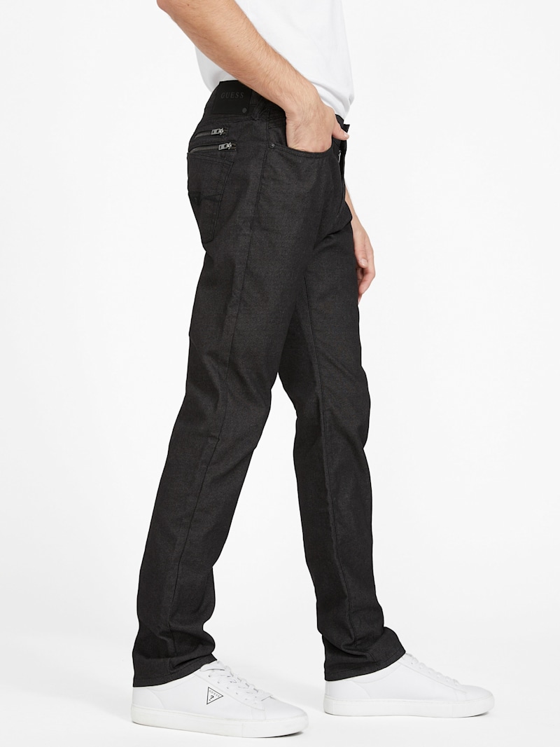 Harlem Ultra-Slim Zip Jeans | GUESS Factory