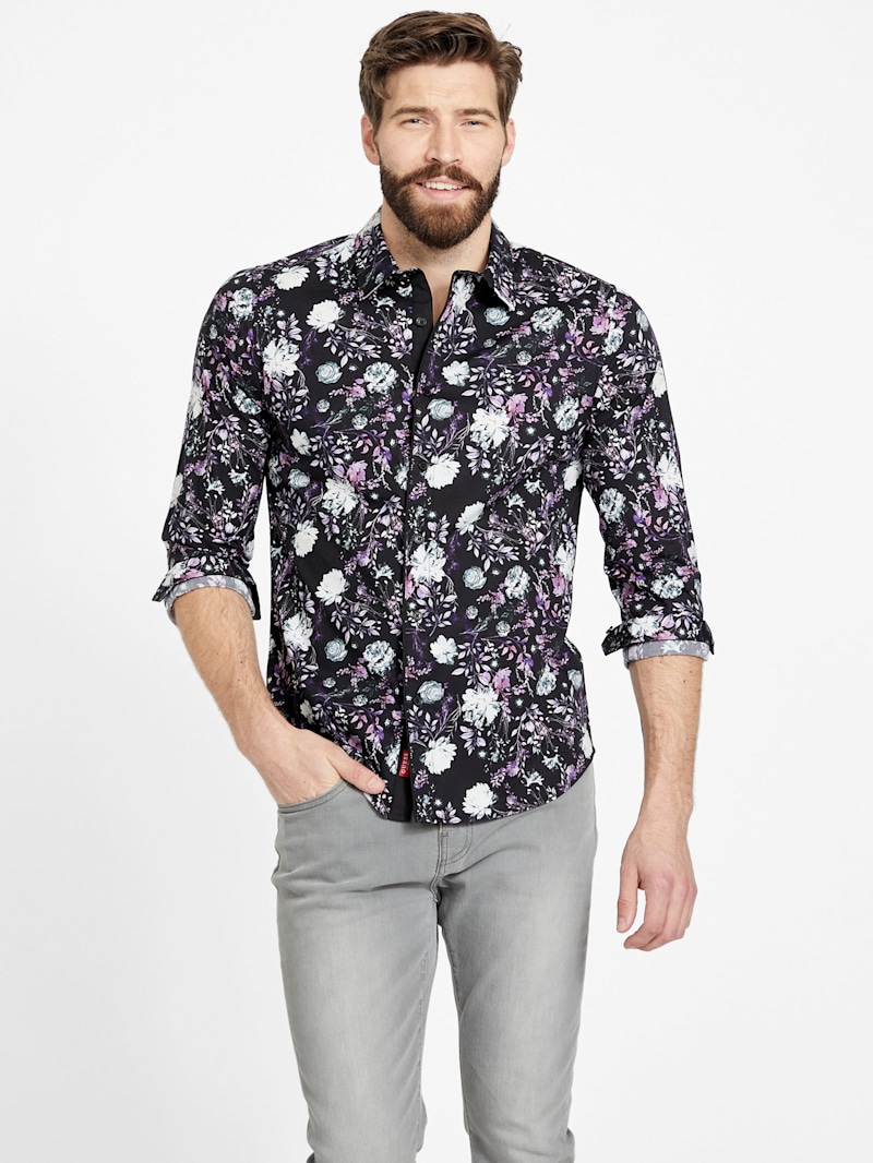 シャツ HUECLOSET Mood Flower Shirt セール】【UNIT CHEST】unique unisex T-shirt OIF designer