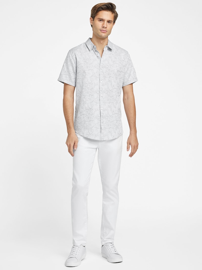 Jonas Jacquard Shirt | GUESS Factory