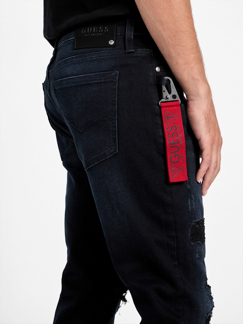 【GUESS】ファーン Bowen Destroyed Skinny Jeans | GUESS Factory