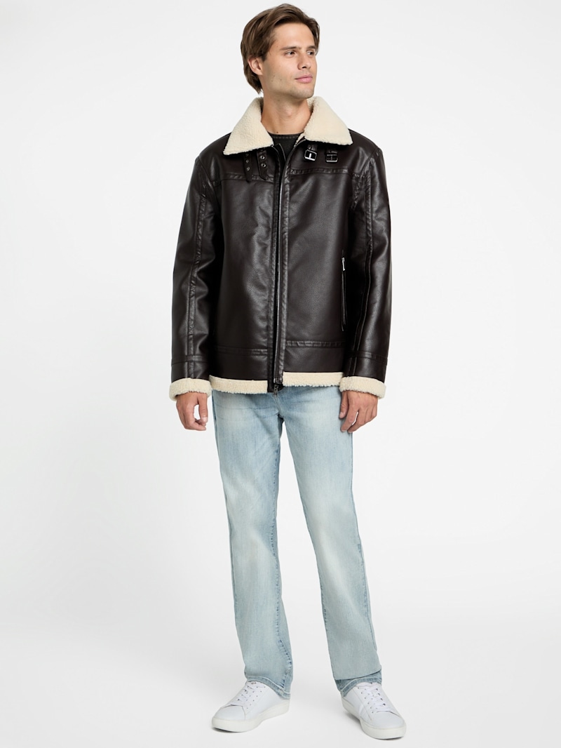 ジャケット・アウター Old Euro Gray Suede Double-Zip Blouson Sbba4792c823a41ec9faf6047af8c9