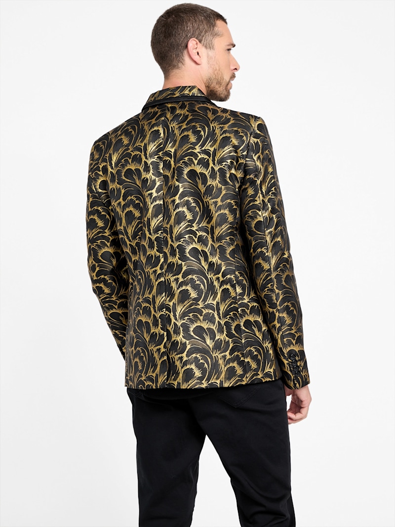 Phinaes Printed Jacquard Blazer | GUESS Factory