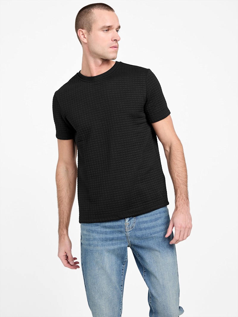 Quinn Quilted Tee | GUESS Factory