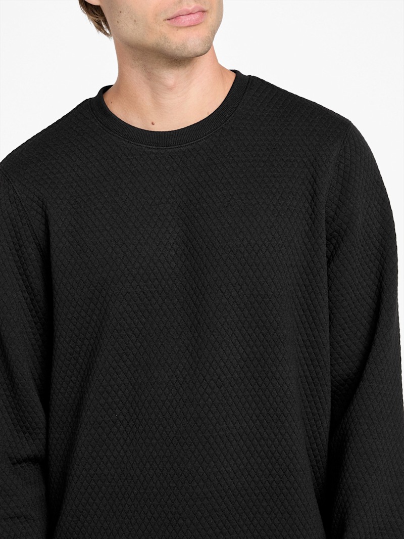 【SALE】JACQUARDED CREWNECK PULLOVER Omar Jacquard Crewneck Pullover | GUESS Factory