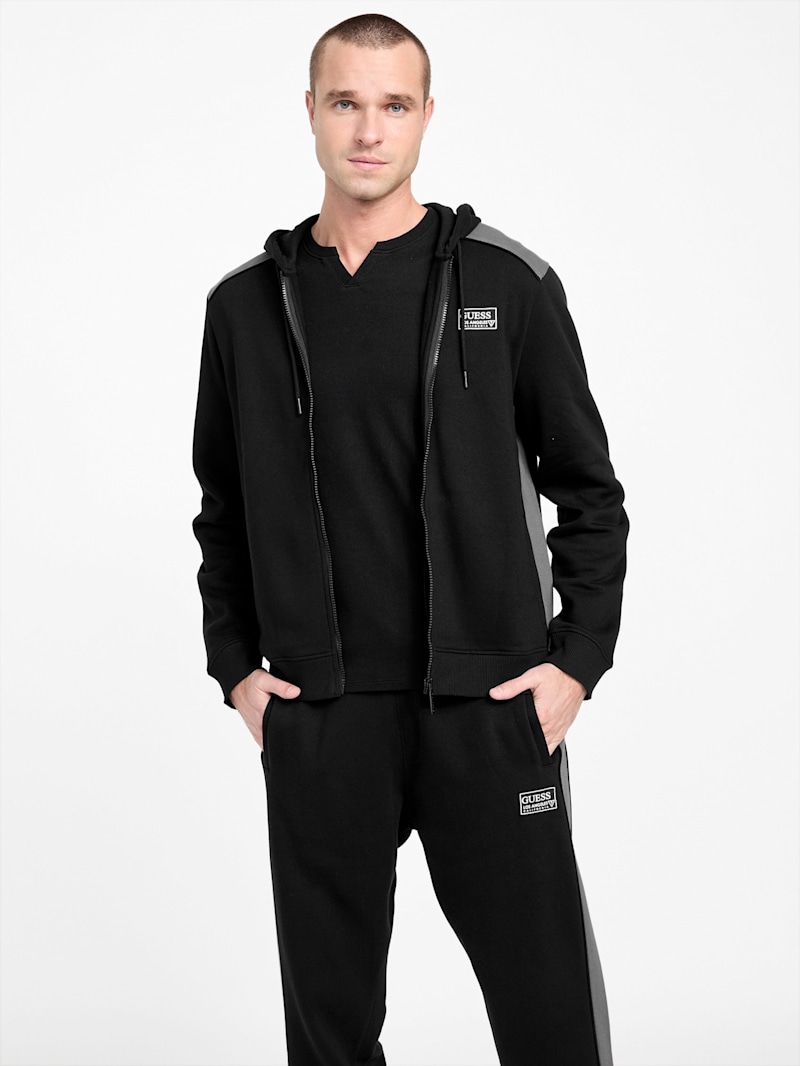 DIESEL K-Dave パーカー Men's Textured-knit hoodie | Blue | Diesel