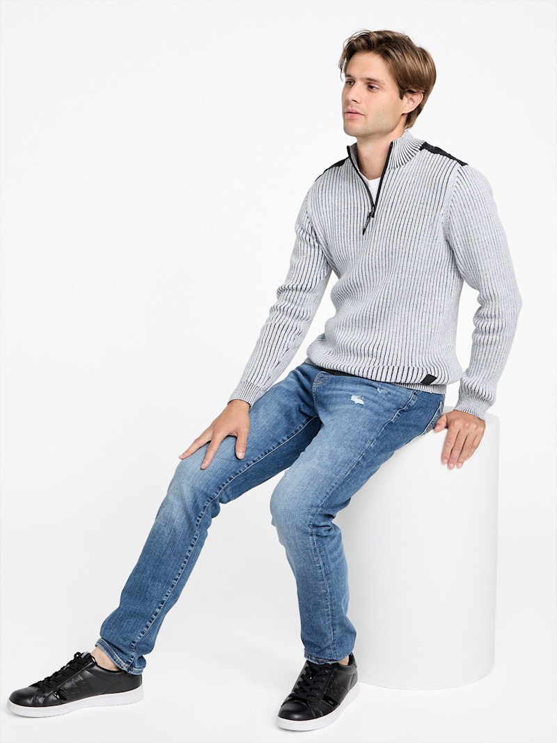 カーディガン Her lip to - Bouncy Check Knit Pullover swan herlipto Bouncy Check Knit Pullover swan カーディガン/ボレロ