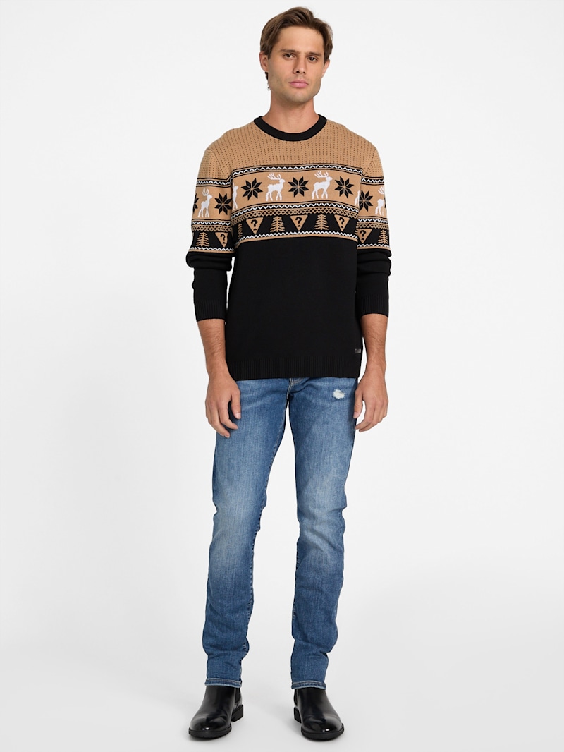Lake Fair Isle Sweater | GUESS Factory