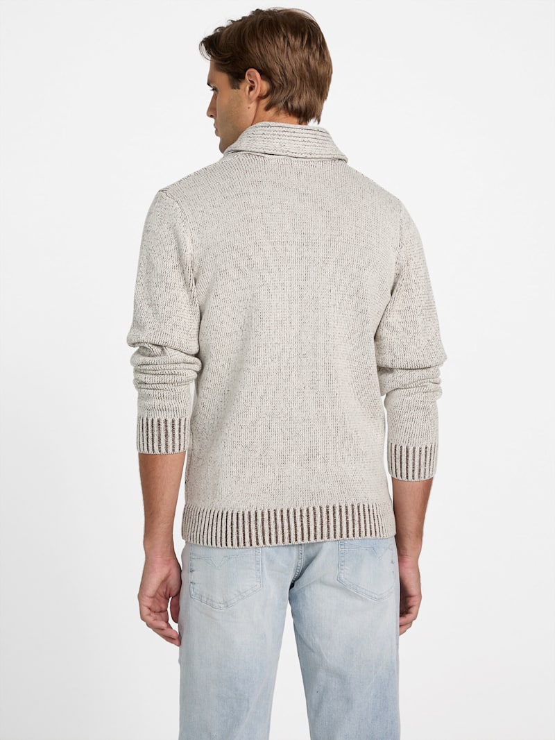 Yukiwo  Leo Marled Shawl Sweater | GUESS Factory