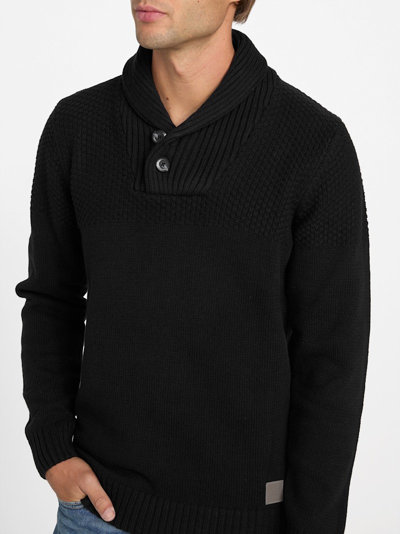 Leo Shawl Sweater | GUESS Factory