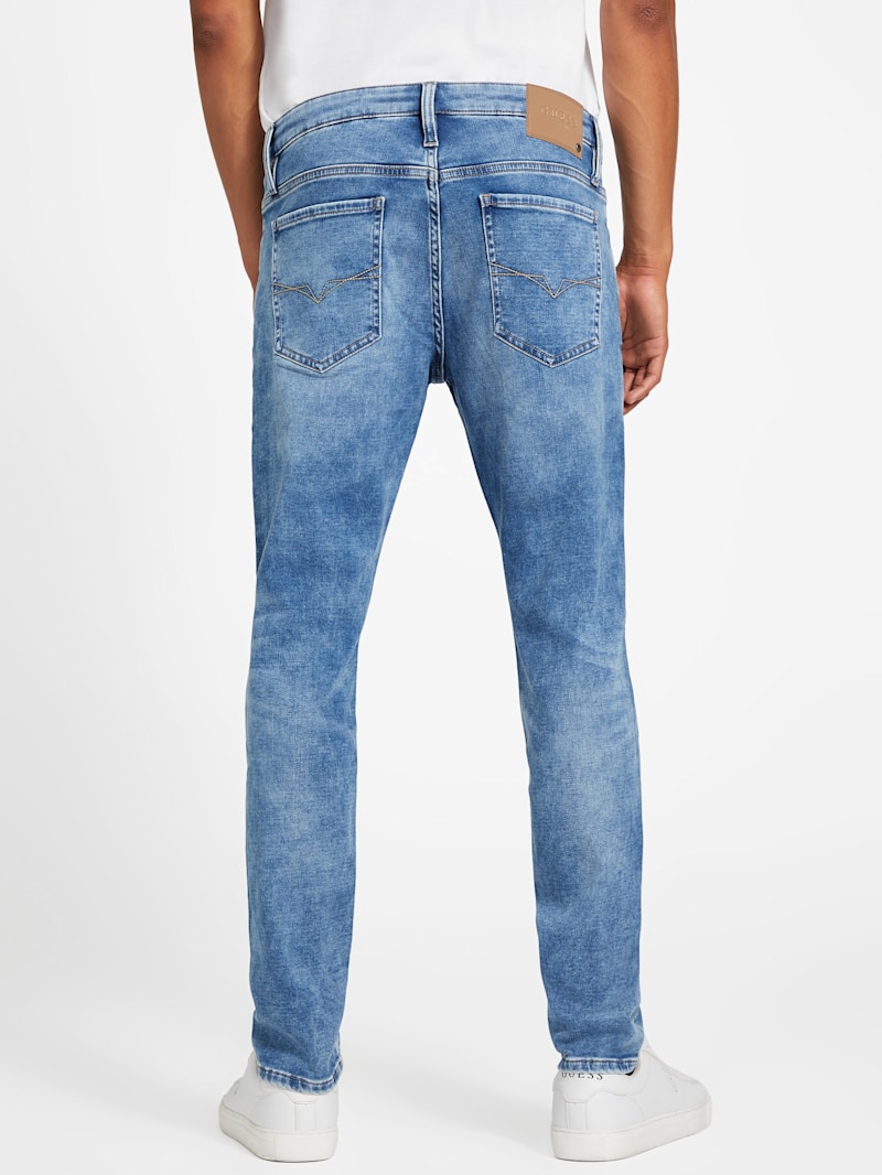 min10 ♪ Zulera Rhinestone High-Rise Skinny Jeans | GUESS Factory Ca