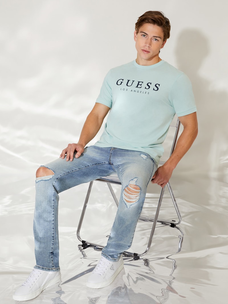 DIESEL◆AWST-HENRIETTE/XS/コットン/WHT/A11344 Bratt Destroyed Skinny Jeans | GUESS Factory